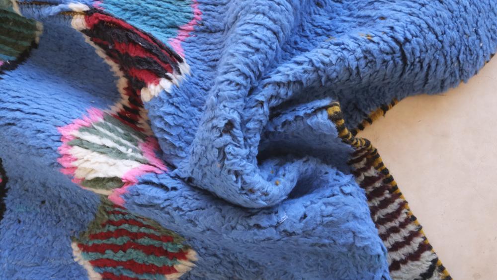Moroccan Colorful Wool Rug - 9.4 x 6.5 ft / 286 x 200 cm - Surcoma