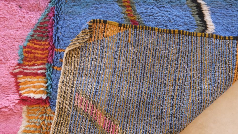 Moroccan Colorful Wool Rug - 9.4 x 6.5 ft / 286 x 200 cm - Surcoma