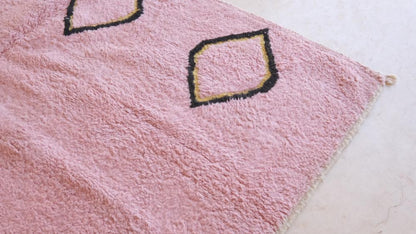 Moroccan Contemporary Pink Rug 9.8 x 8 ft / 298 x 245 cm - Surcoma