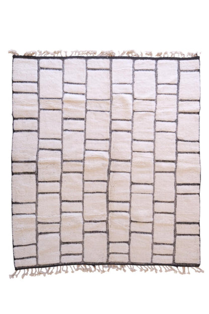 Moroccan Contemporary Wool Rug 9.8 x 8.4 ft / 300 x 256 cm - Surcoma