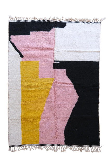 Moroccan Contemporary Wool Rug 9.5 x 6.4 ft / 290 x 196 cm - Surcoma