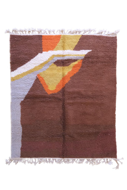 Moroccan Contemporary Wool Rug 8.8 x 6.9 ft / 269 x 213 cm - Surcoma