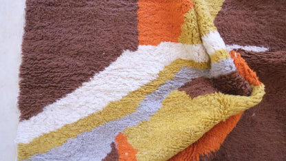 Moroccan Contemporary Wool Rug 8.8 x 6.9 ft / 269 x 213 cm - Surcoma