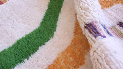 Moroccan Contemporary Wool Rug 11.2 x 8.1 ft / 341 x 247 cm - Surcoma
