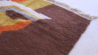 Moroccan Contemporary Wool Rug 8.8 x 6.9 ft / 269 x 213 cm - Surcoma