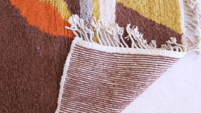 Moroccan Contemporary Wool Rug 8.8 x 6.9 ft / 269 x 213 cm - Surcoma