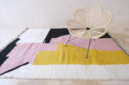 Moroccan Contemporary Wool Rug 9.5 x 6.4 ft / 290 x 196 cm - Surcoma