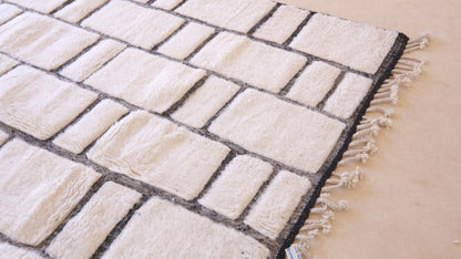Moroccan Contemporary Wool Rug 9.8 x 8.4 ft / 300 x 256 cm - Surcoma