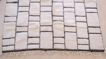 Moroccan Contemporary Wool Rug 9.8 x 8.4 ft / 300 x 256 cm - Surcoma