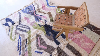 Moroccan Shaggy Wool Rug 9.4 x 7 ft / 285 x 215 cm - Surcoma