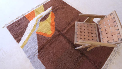 Moroccan Contemporary Wool Rug 8.8 x 6.9 ft / 269 x 213 cm - Surcoma