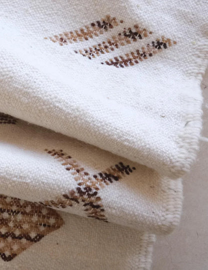 Moroccan Flatwoven Kilim Zanafi 8 x 4.7 ft / 243 x 146 cm - Surcoma