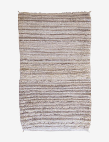 Moroccan Kilim Beni Ourain Rug 5.2 x 3.2 ft / 158 x 98 cm - Surcoma