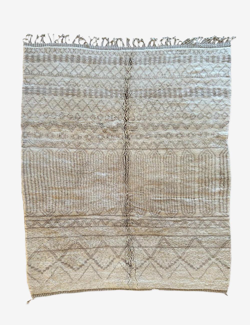 Moroccan Modern Beni MRirt Rug - 9.8 x 7 ft / 300 x 214 cm - Surcoma