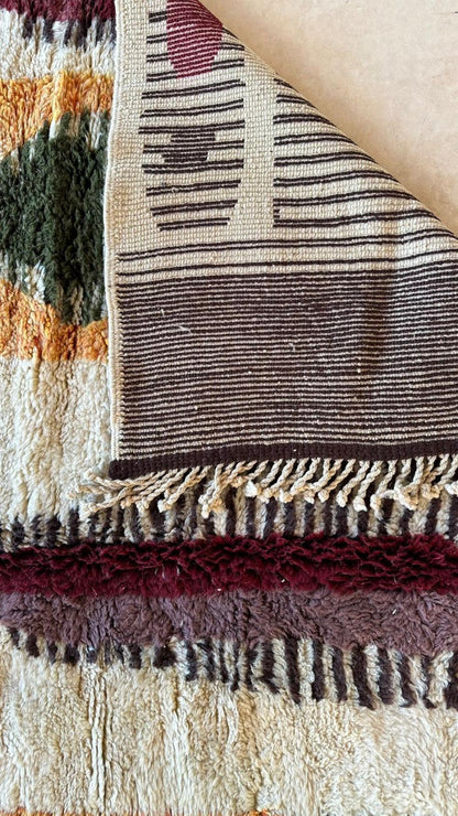 Moroccan Modern Beni MRirt Rug 9.6 x 7 ft / 292 x 216 cm - Surcoma