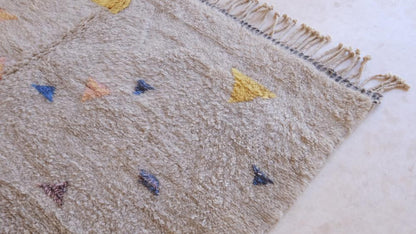 Moroccan Modern Beni MRirt Rug 8.4 x 5.6 ft / 255 x 173 cm - Surcoma