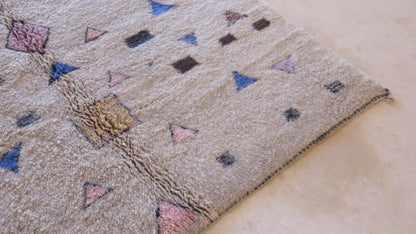 Moroccan Modern Beni MRirt Rug 8.4 x 5.6 ft / 255 x 173 cm - Surcoma