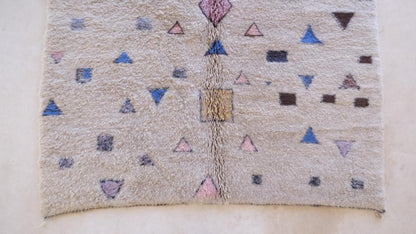 Moroccan Modern Beni MRirt Rug 8.4 x 5.6 ft / 255 x 173 cm - Surcoma