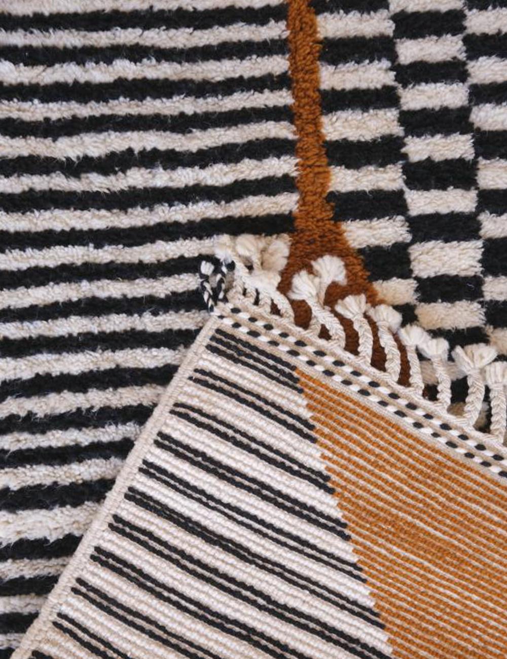 Custom Moroccan Modern Geometric Rug