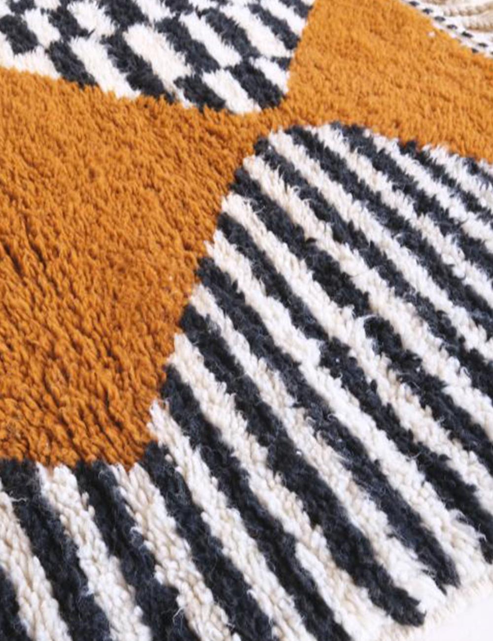 Custom Moroccan Modern Geometric Rug