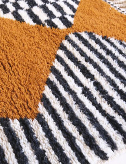 Custom Moroccan Modern Geometric Rug