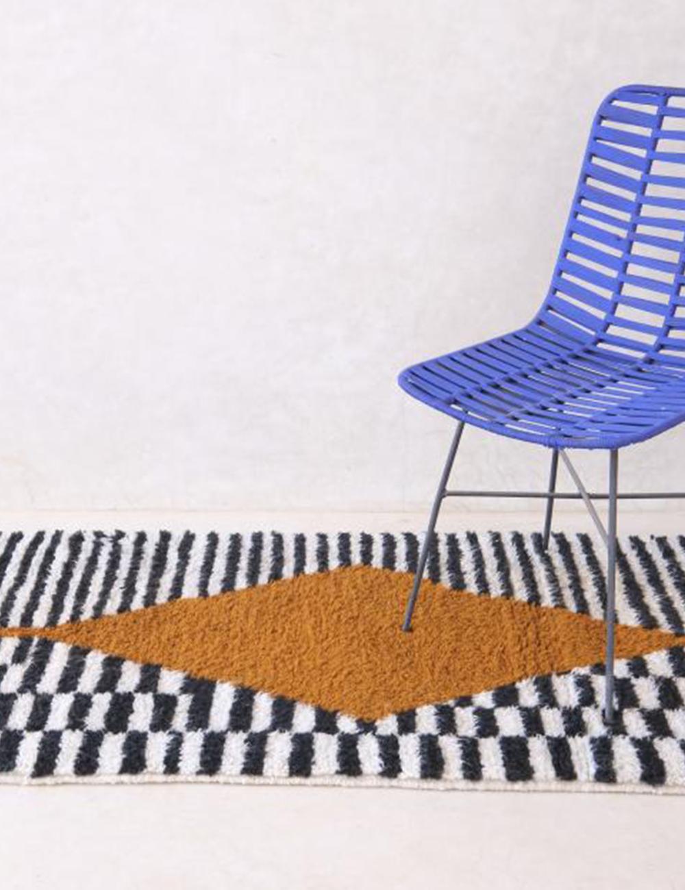 Custom Moroccan Modern Geometric Rug