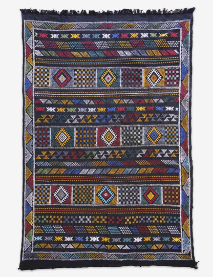 Cactus Silk Flatweave Rug 9.1 x 5.9 ft / 278 x 181 cm
