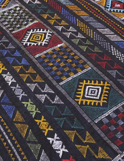 Cactus Silk Flatweave Rug 9.1 x 5.9 ft / 278 x 181 cm