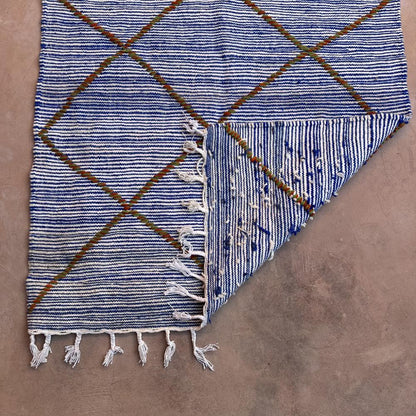 Moroccan Modern Small Kilim Rug 5.1 x 3.4 ft / 155 x 104 cm - Surcoma