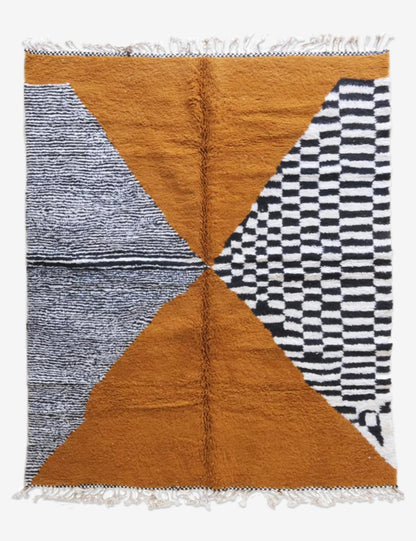 Custom Moroccan Modern Geometric Rug