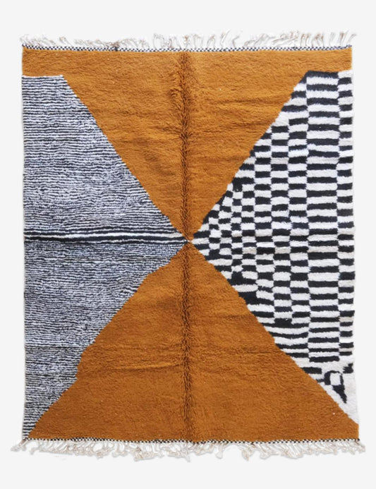 Custom Moroccan Modern Geometric Rug