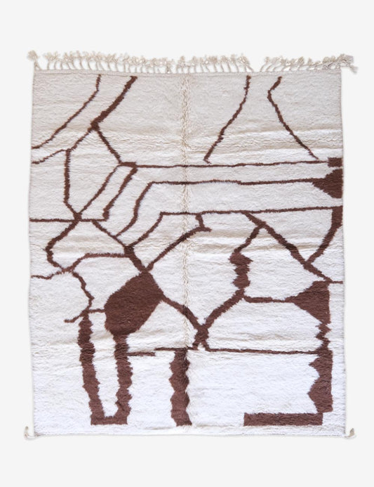 Moroccan Customized Abstract Rug - Echoes of love 42
