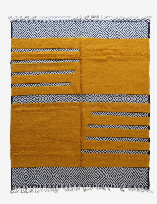 Orange Moroccan Rug 9.8 x 7.9 ft / 299 x 242 cm