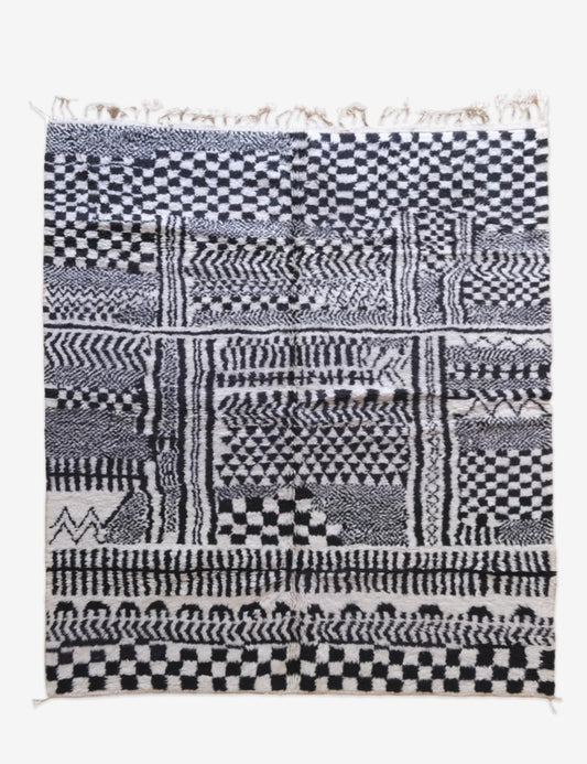 Moroccan Custom Patchwork Design Rug