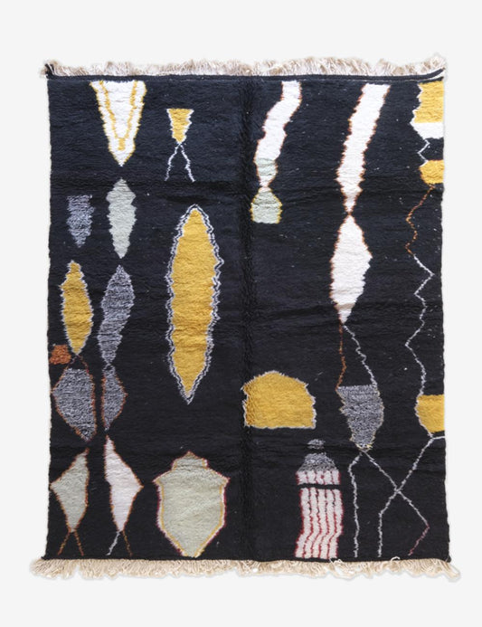 Moroccan Custom Abstract Tribal Motifs Rug