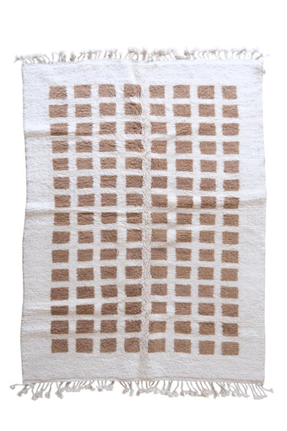 Moroccan Modern Wool Rug - 8.8 x 6.2 ft / 269 x 191 cm - Surcoma