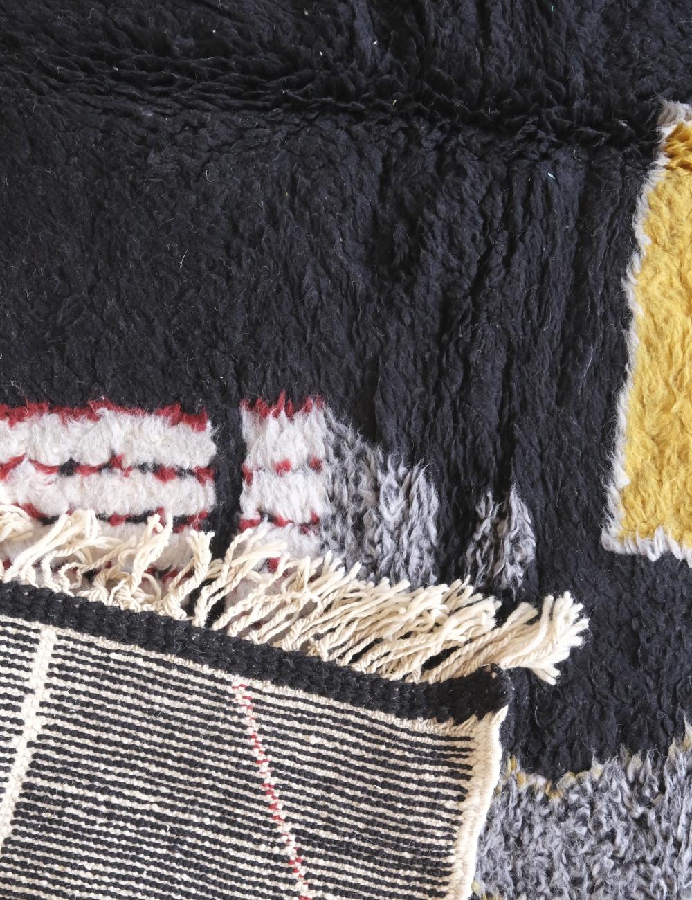 Moroccan Custom Abstract Tribal Motifs Rug