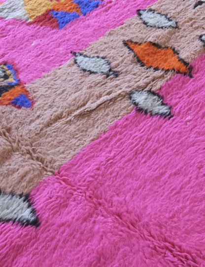 Moroccan Modern Wool Rug 7.7 x 6.2 ft / 235 x 191 cm - Surcoma