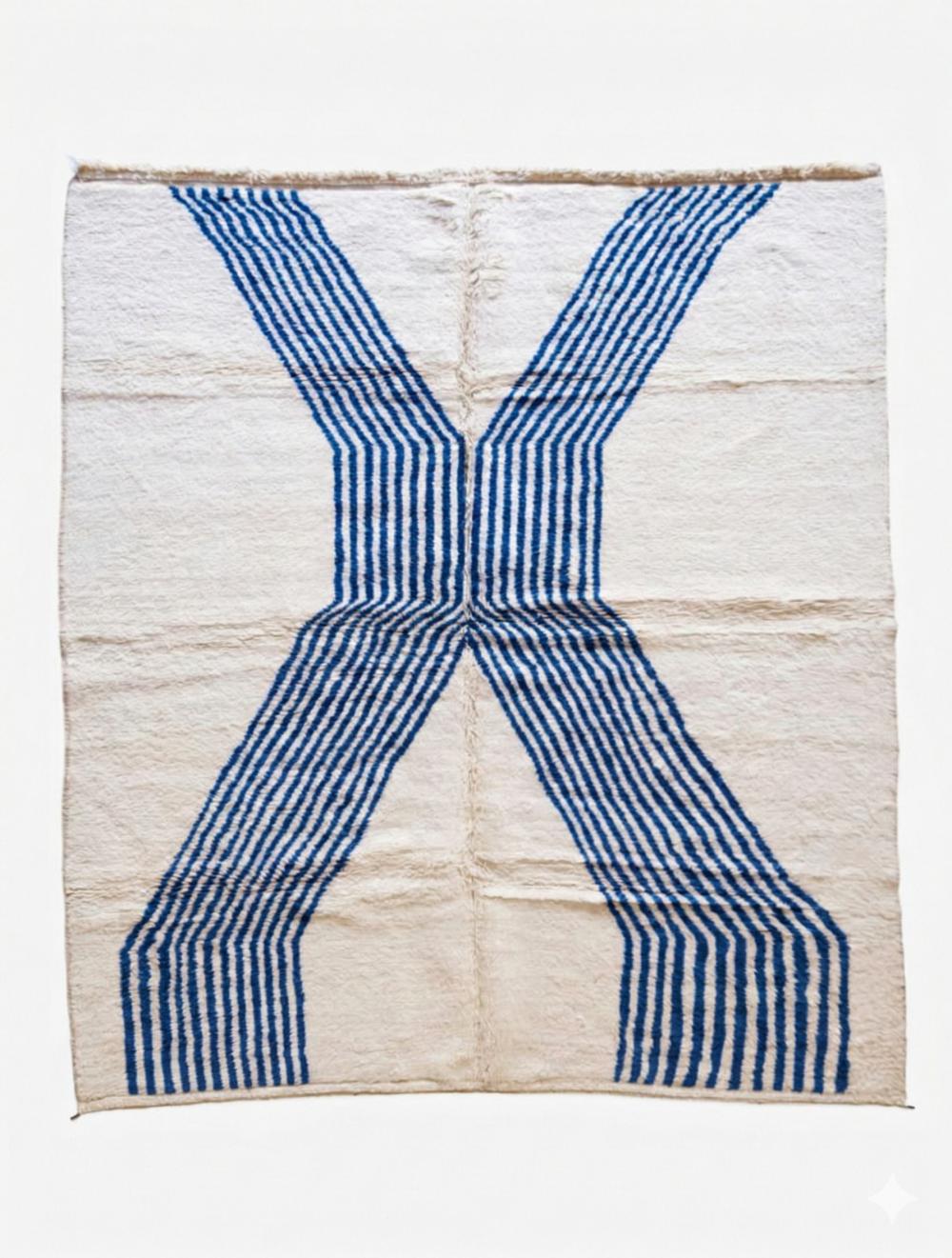 Custom Plush Moroccan Wool Rug - Forma 42