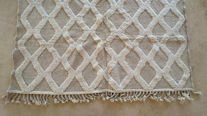Moroccan Modern Beige Rug 9.6 x 7.4 ft / 294 x 227 cm - Surcoma