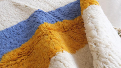 2020s Moroccan Modern Wool Rug 8 x 5.7 ft / 245 x 176 cm - Surcoma