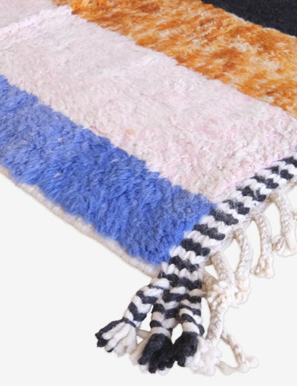 Custom Colorful Stripe Moroccan Rug - Forma 75