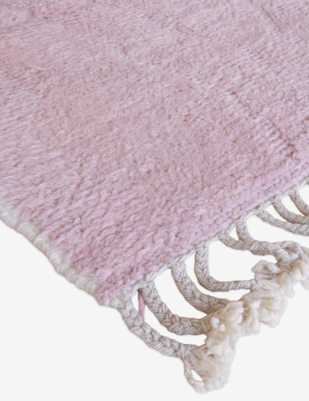 Pink Moroccan Modern Wool Rug 9.4 x 8.3 ft / 285 x 254 cm