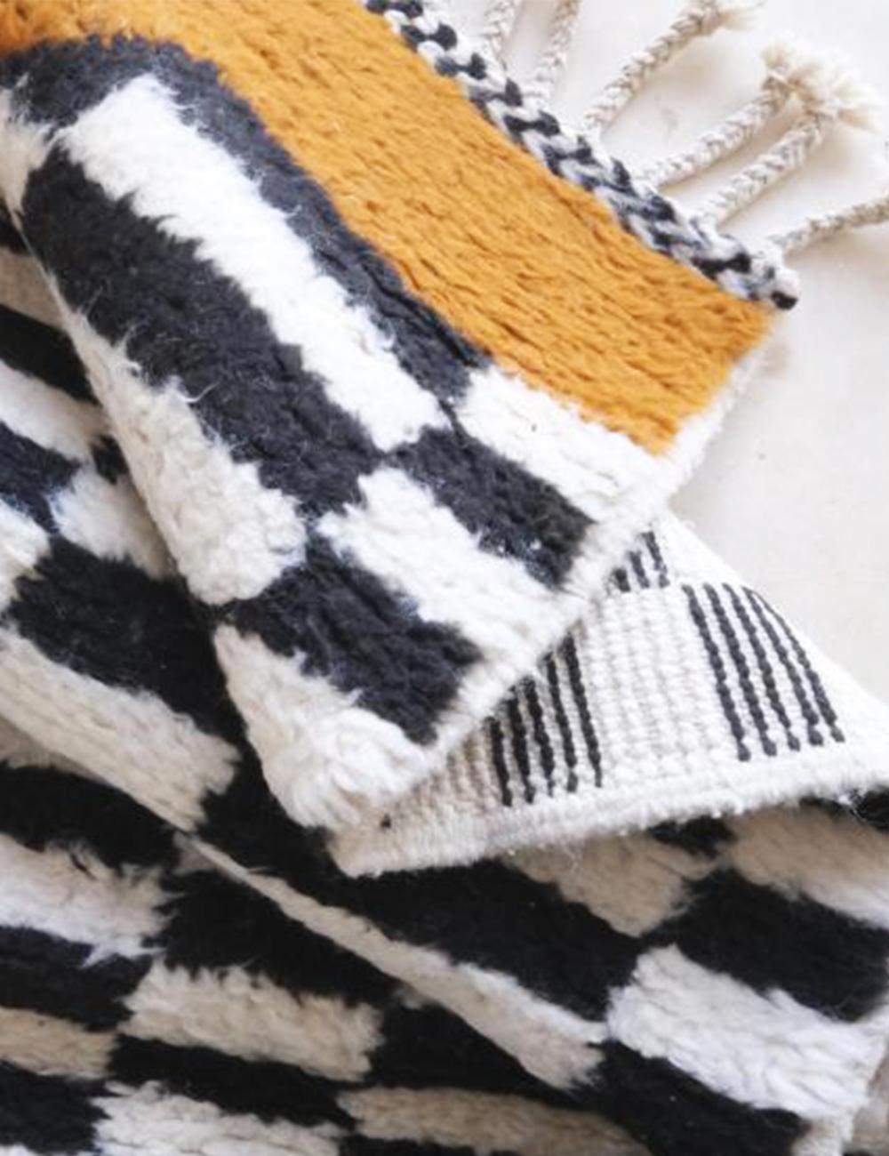 Custom Moroccan Modern Geometric Rug