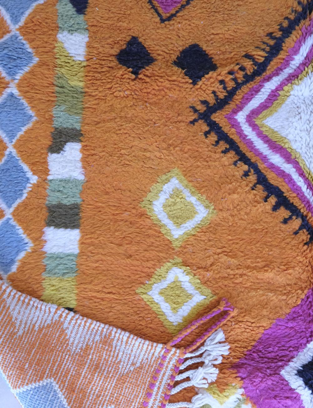 Colorful Berber Diamond Motifs Custom Rug - Echoes Of Love 29