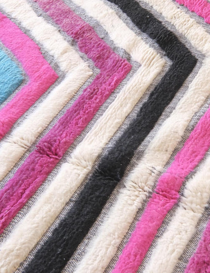 Moroccan Modern Wool Rug 9 x 6.5 ft / 273 x 201 cm - Surcoma