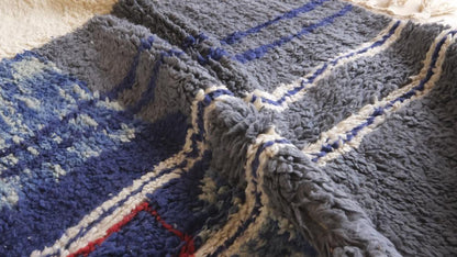 Moroccan Modern Wool Rug 9.6 x 6.7 ft / 293 x 205 cm - Surcoma