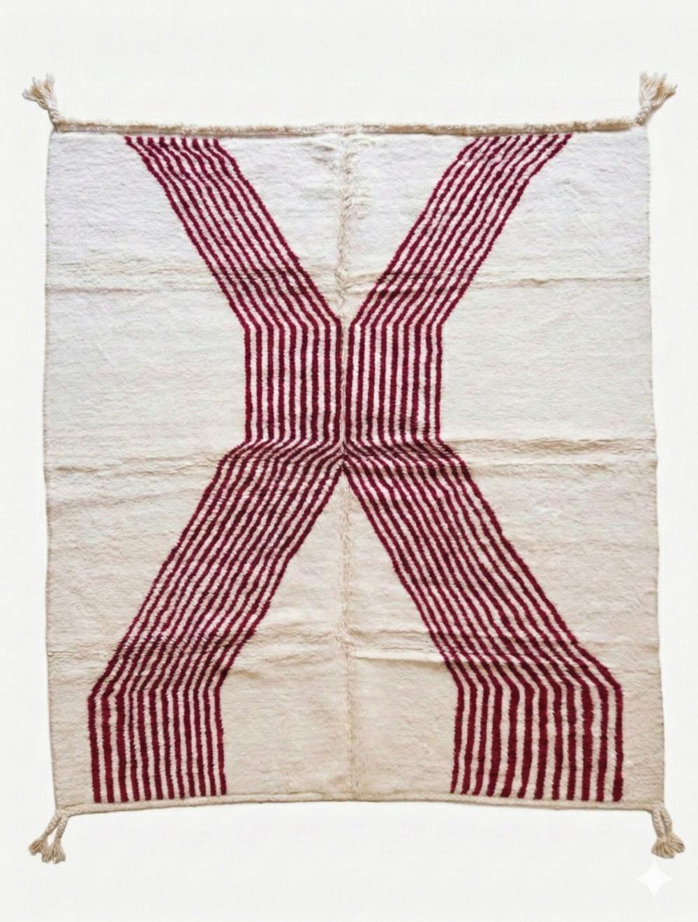 Custom Plush Moroccan Wool Rug - Forma 42