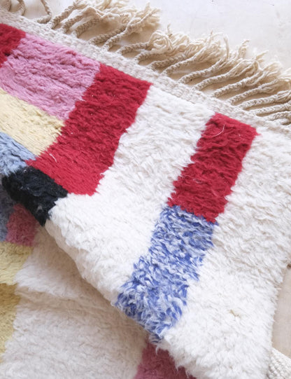 Customized Moroccan Color-Block Design Rug - Forma 40