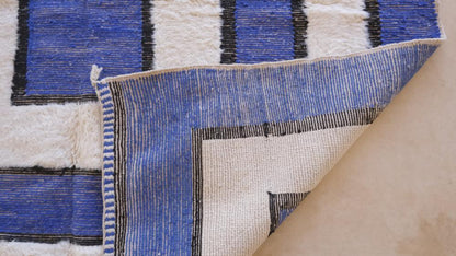 Moroccan Modern Wool Rug 8.1 x 7.6 ft / 247 x 233 cm - Surcoma
